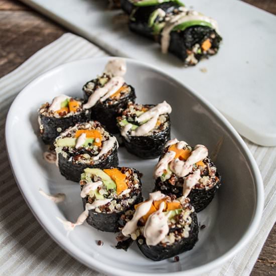 Sweet Potato Quinoa Sushi
