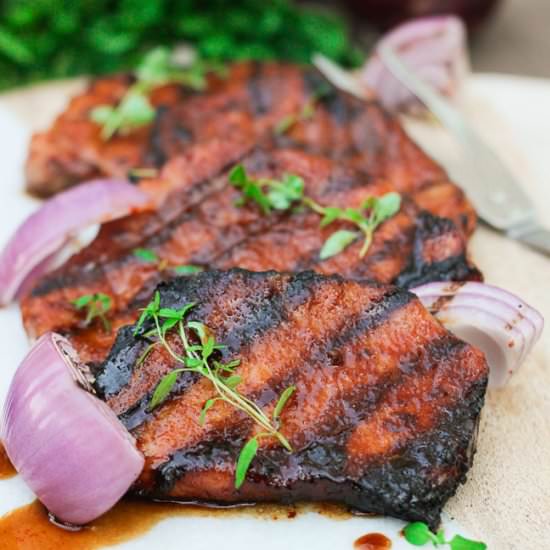 Southern Glazed Pork Chops