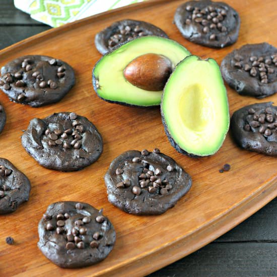 Double Chocolate Avocado Cookies