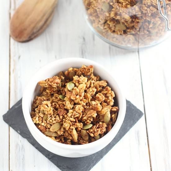 Pumpkin Spice Steel Cut Granola