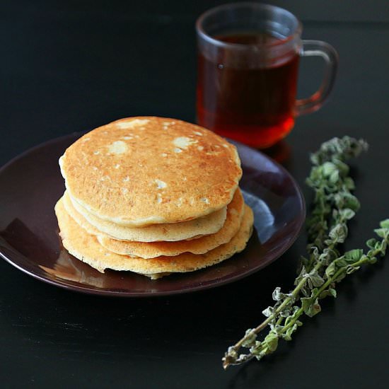 Thyme Pancakes Stuffed With Cheese
