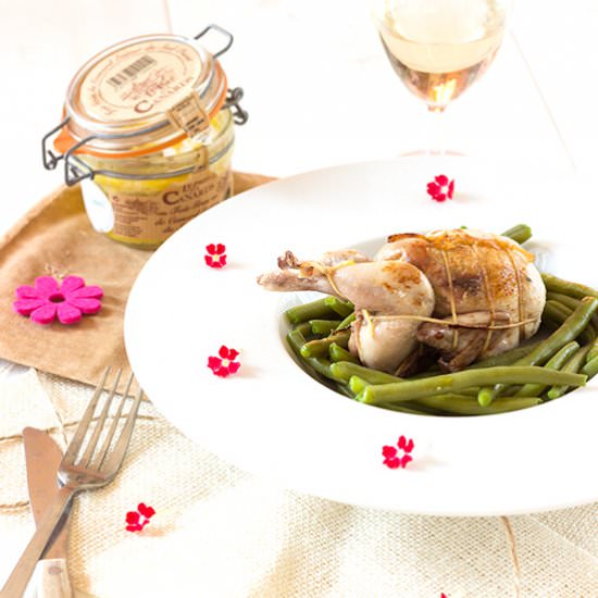Quail Stuffed with Foie Gras
