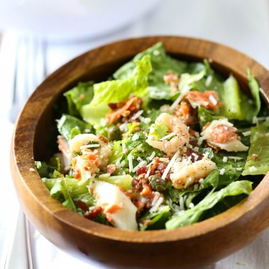 Seafood Caesar Salad