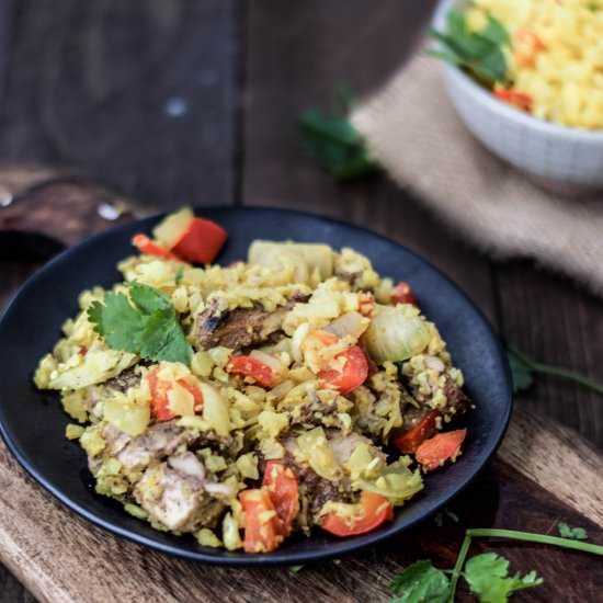 Indian Spiced Cauliflower Rice