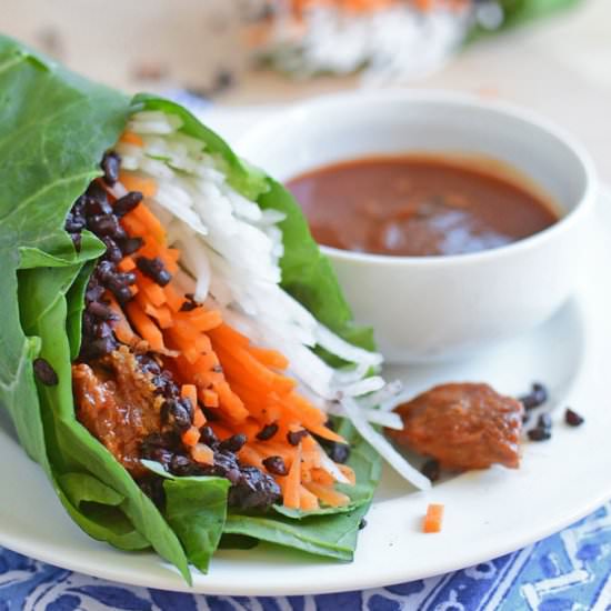 Senposai & Chili Garlic Wraps