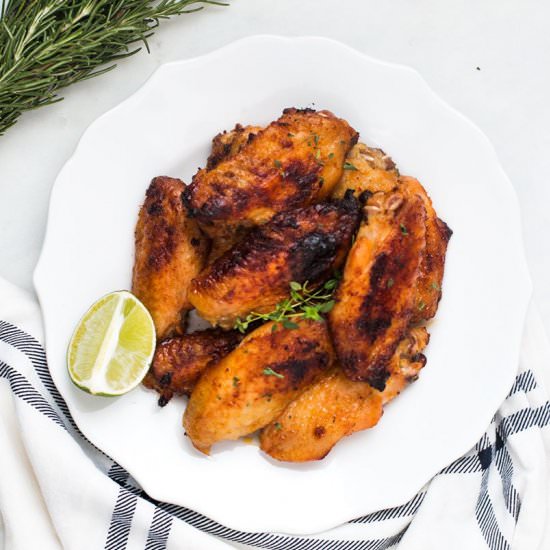 Baked Thai Chicken Wings