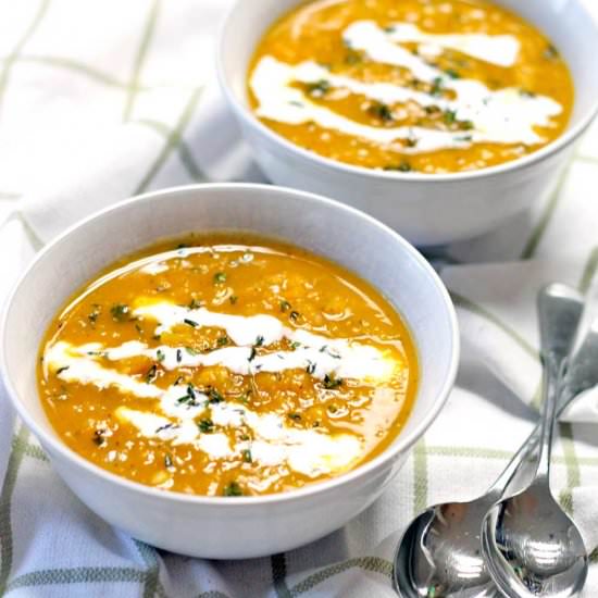 Butternut Squash and Thyme Soup