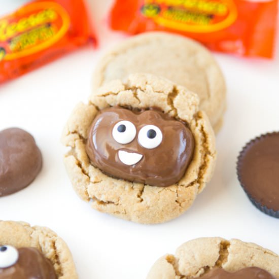 Reeses Pumpkin Peanut Butter Cookie