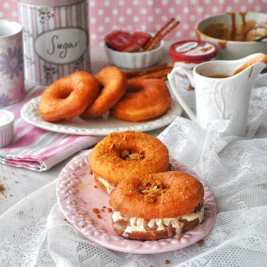 Doughnut Ice Cream Sandwich