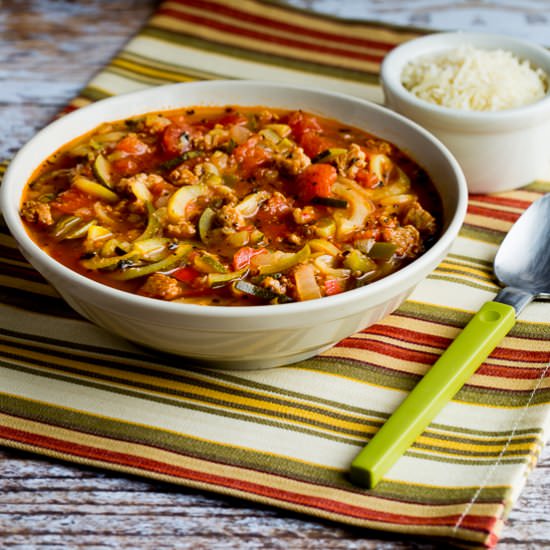 Italian Sausage Zucchini Soup