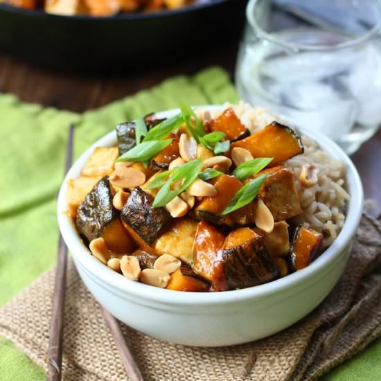 Cider Glazed Squash & Tofu