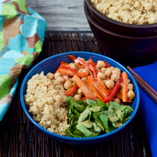 Quinoa and Veggie Buddha Bowls