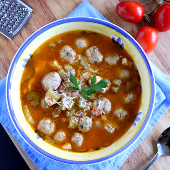Turkey Meatball Soup