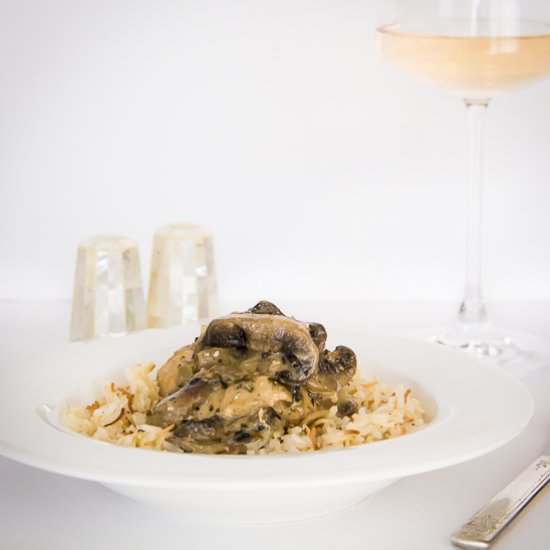 Dijon Chicken with Mushrooms