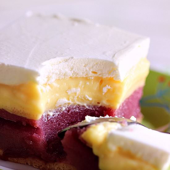 Vanilla Cherry Cream Cake