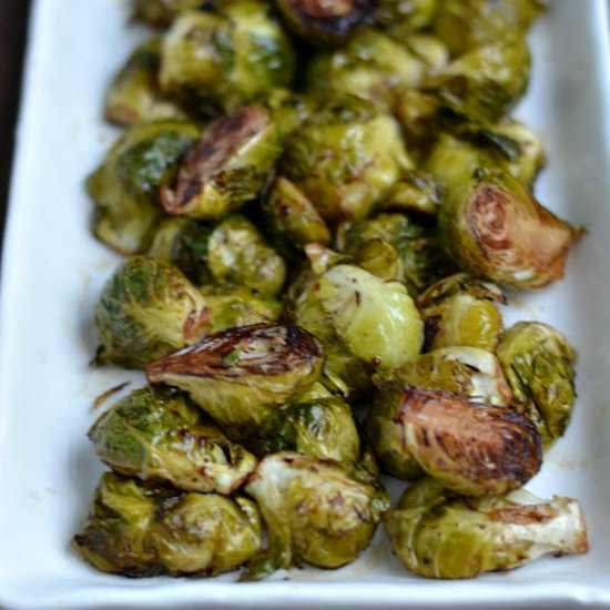 Balsamic Roasted Brussel Sprouts