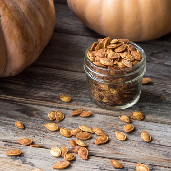 Perfect Roasted Pumpkin Seeds