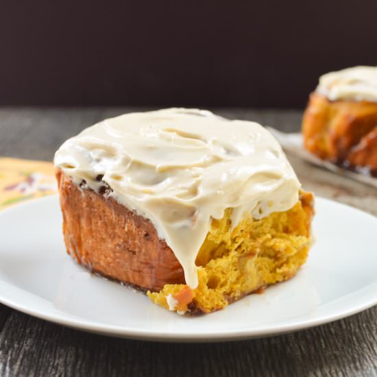 Pumpkin Cinnamon Rolls