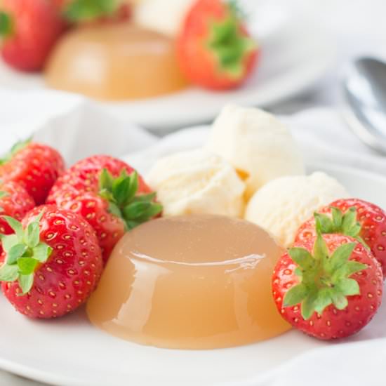 Two Ingredient Fruit Juice Jelly