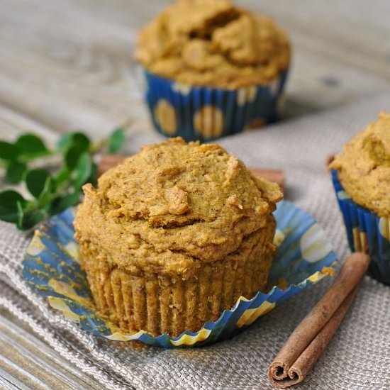 Best Ever Healthy Pumpkin Muffins