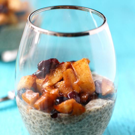 Apple Cinnamon Chia Seed Pudding