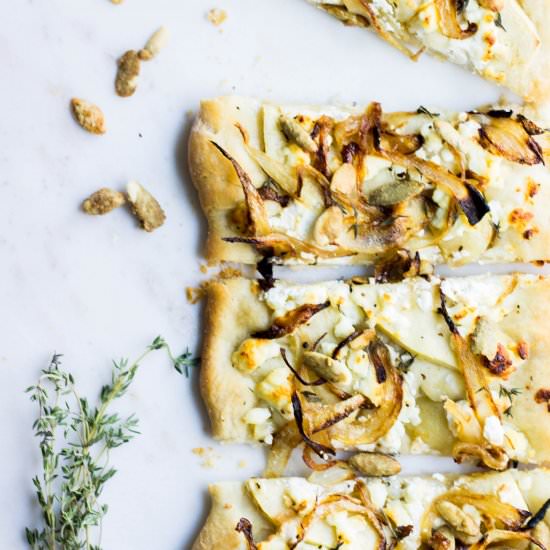 Apple Chevre Flatbread