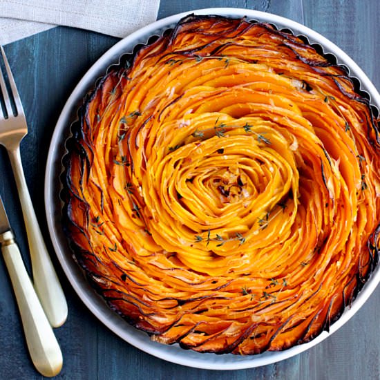 Hasselback Butternut Squash