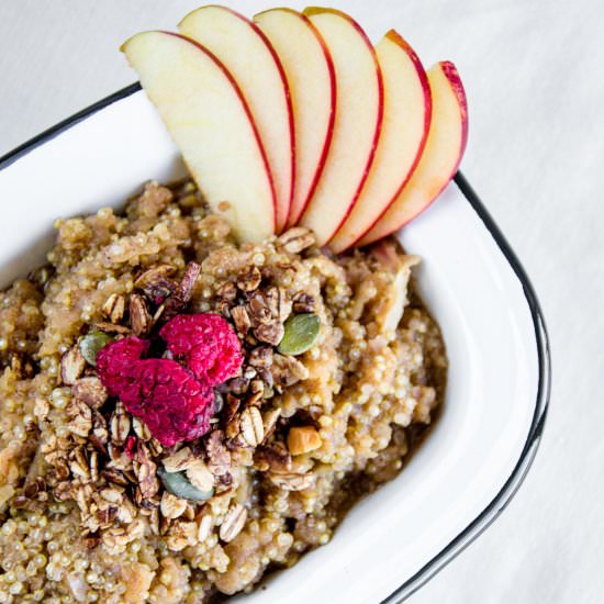 Apple Cinnamon Quinoa Porridge
