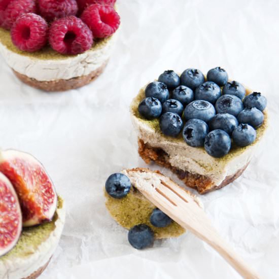 Mini protein cheesecakes