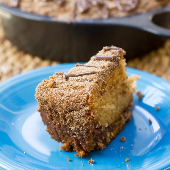 Chocolate Filled Coffee Cake