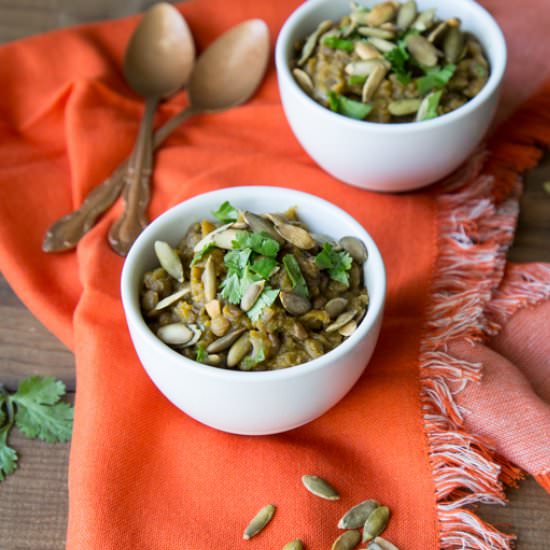 Acorn Squash Lentils