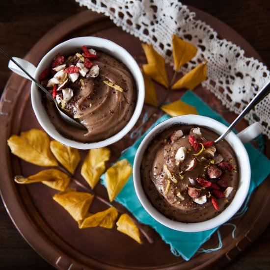 Vegan caramel pudding.