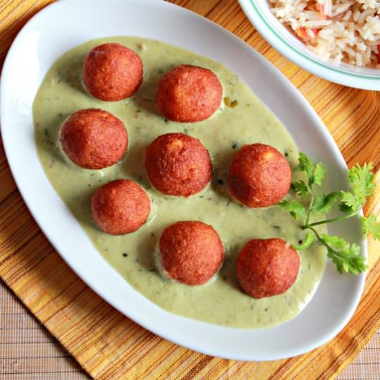 Paneer Koftas, Cottage Cheese Balls