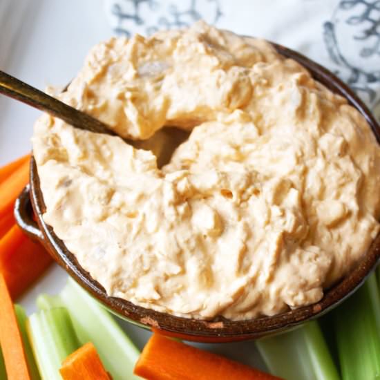 Skinny Buffalo Chicken Dip