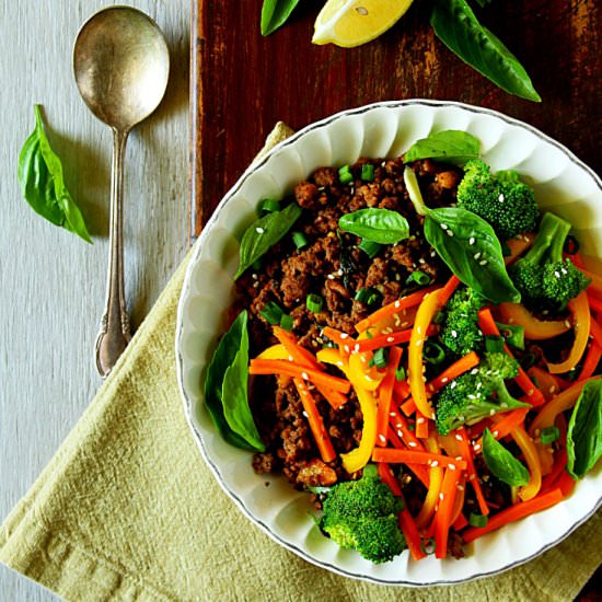 Thai Beef & Basil Stir Fry
