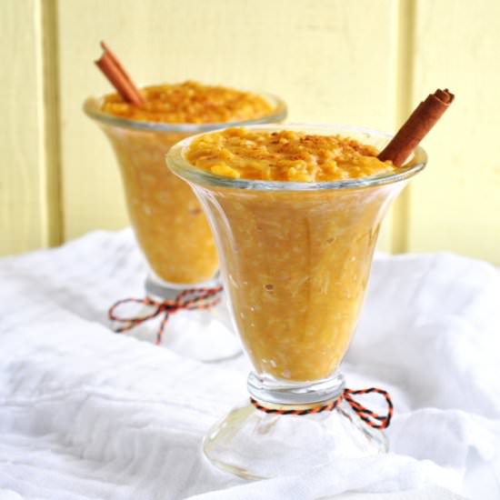 Pumpkin Spice Rice Pudding