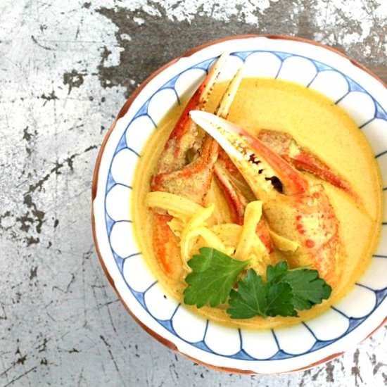 Crab Claws in Curry Sauce
