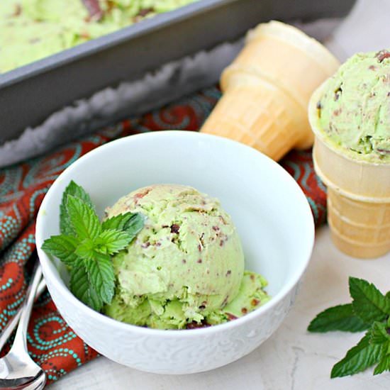 Mint Chocolate Chip Ice Cream