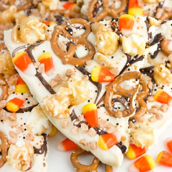 Halloween Candy Corn Bark