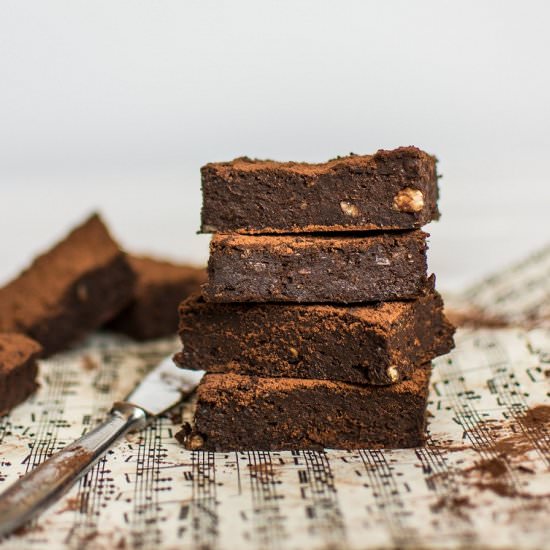 Adzuki beans chocolate brownies
