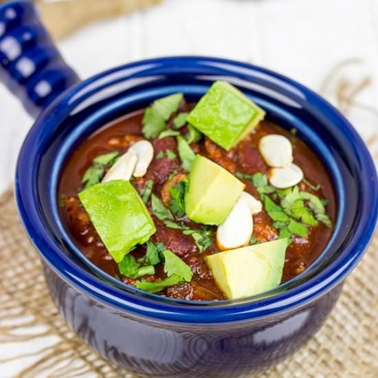 Smoky and Sweet Turkey Chili