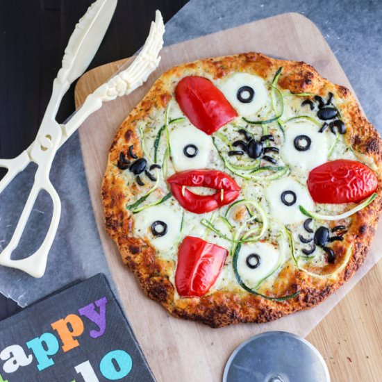 Halloween Graveyard Pizza