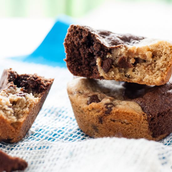 Peanut Butter Brookie Cups