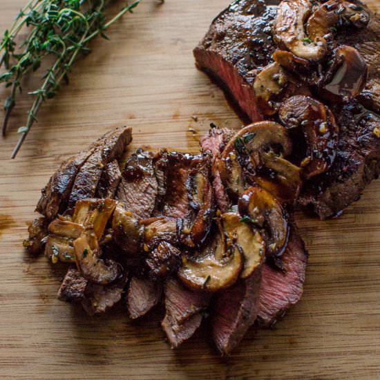 Maple Bourbon Espresso Steak