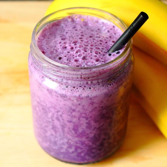 Blueberry & Oats Smoothie