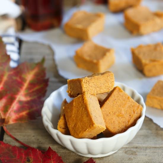 Paleo Pumpkin Pie Fudge