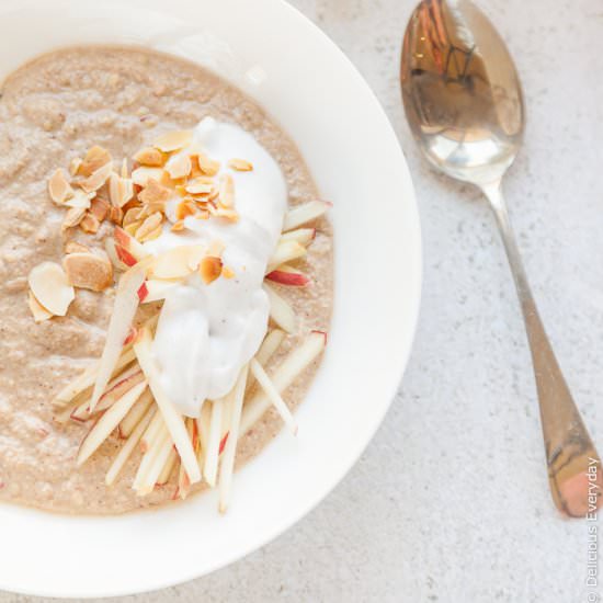 Apple & Cinnamon Buckwheat Bircher