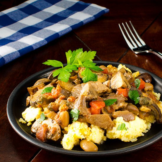 Mushroom and White Bean Ragout