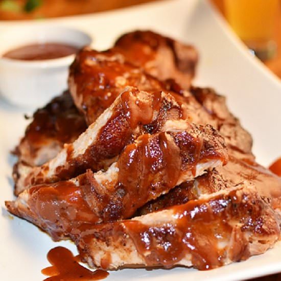 Sticky Sweet, Savory Baby Back Ribs