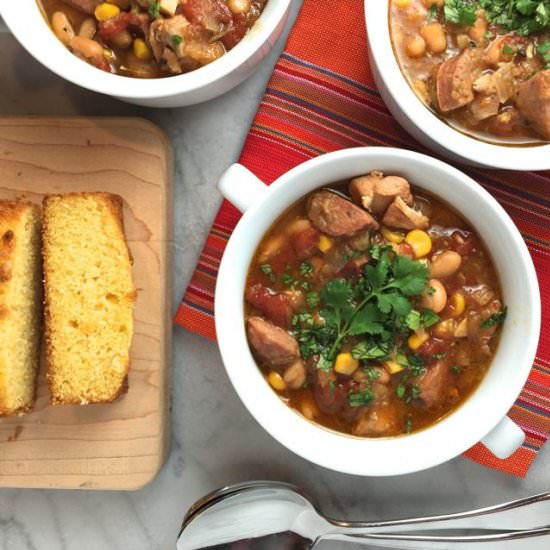 Slow Cooker Chicken Chili